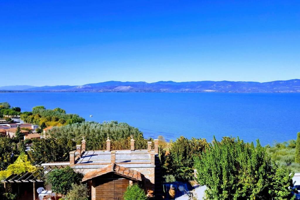 Bellavista La Tua Romantica Vacanza Sul Trasimeno Castiglione del Lago Luaran gambar